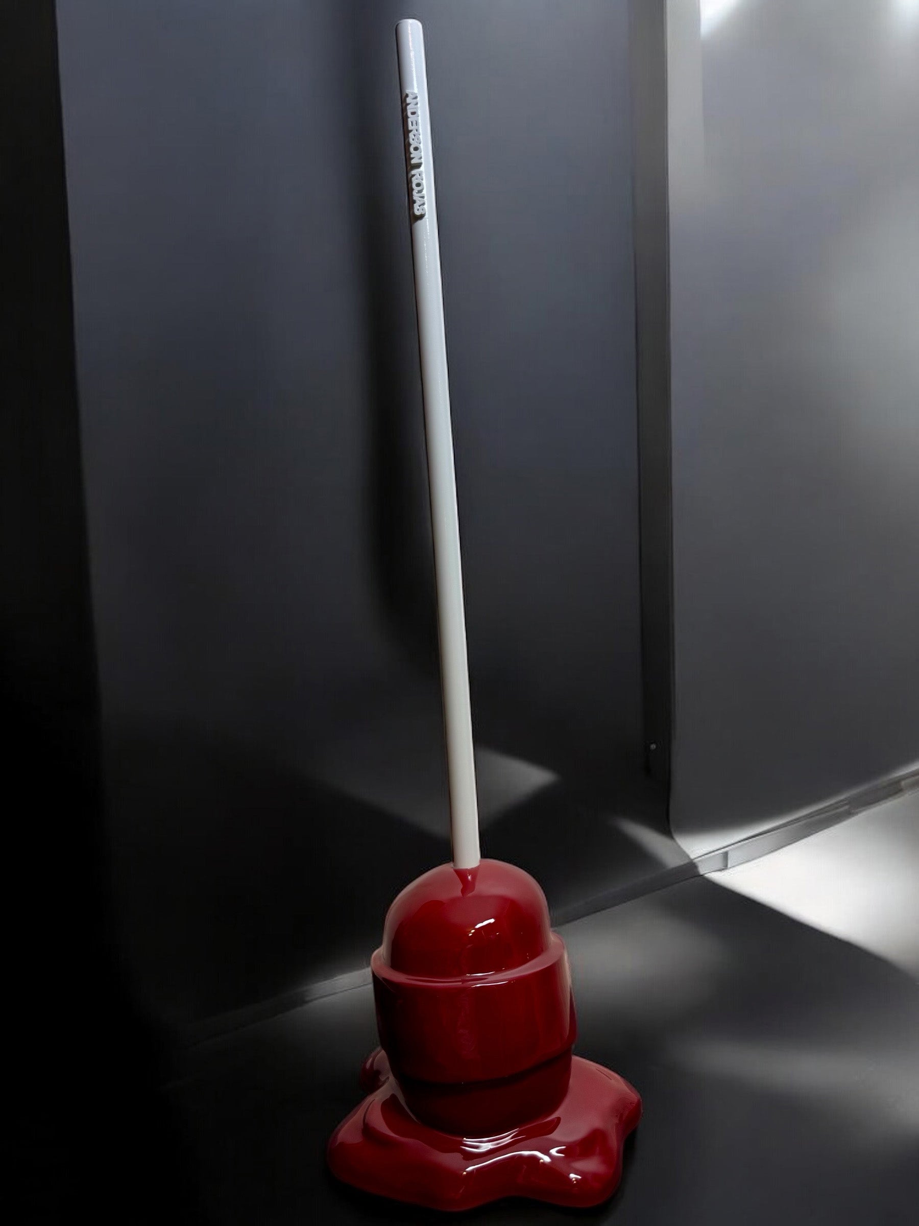 LOLLIPOPS – SMALL RED – “STRAWBERRY” by DEKOR - main product image for Resin Society