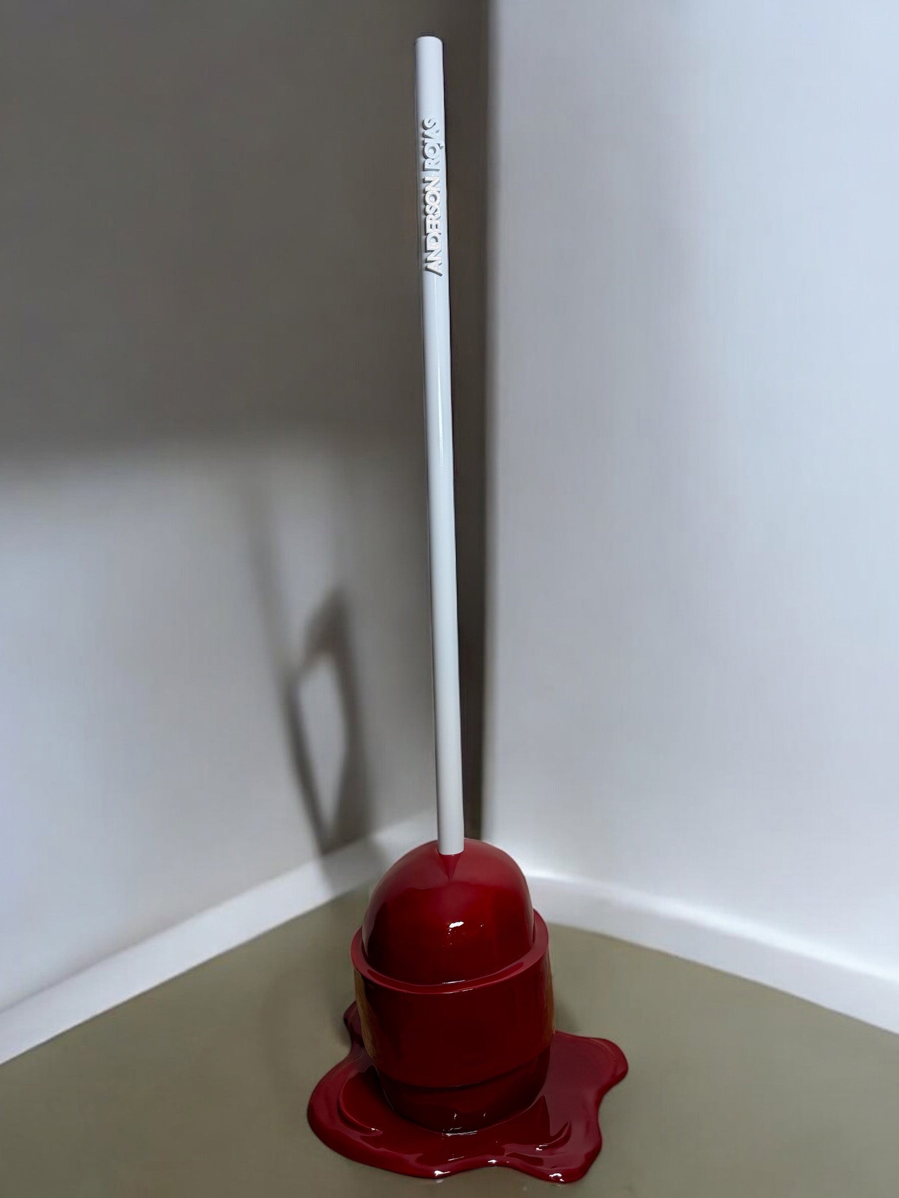 LOLLIPOPS LARGE (RED) STRAWBERRY by DEKOR - main product image for Resin Society