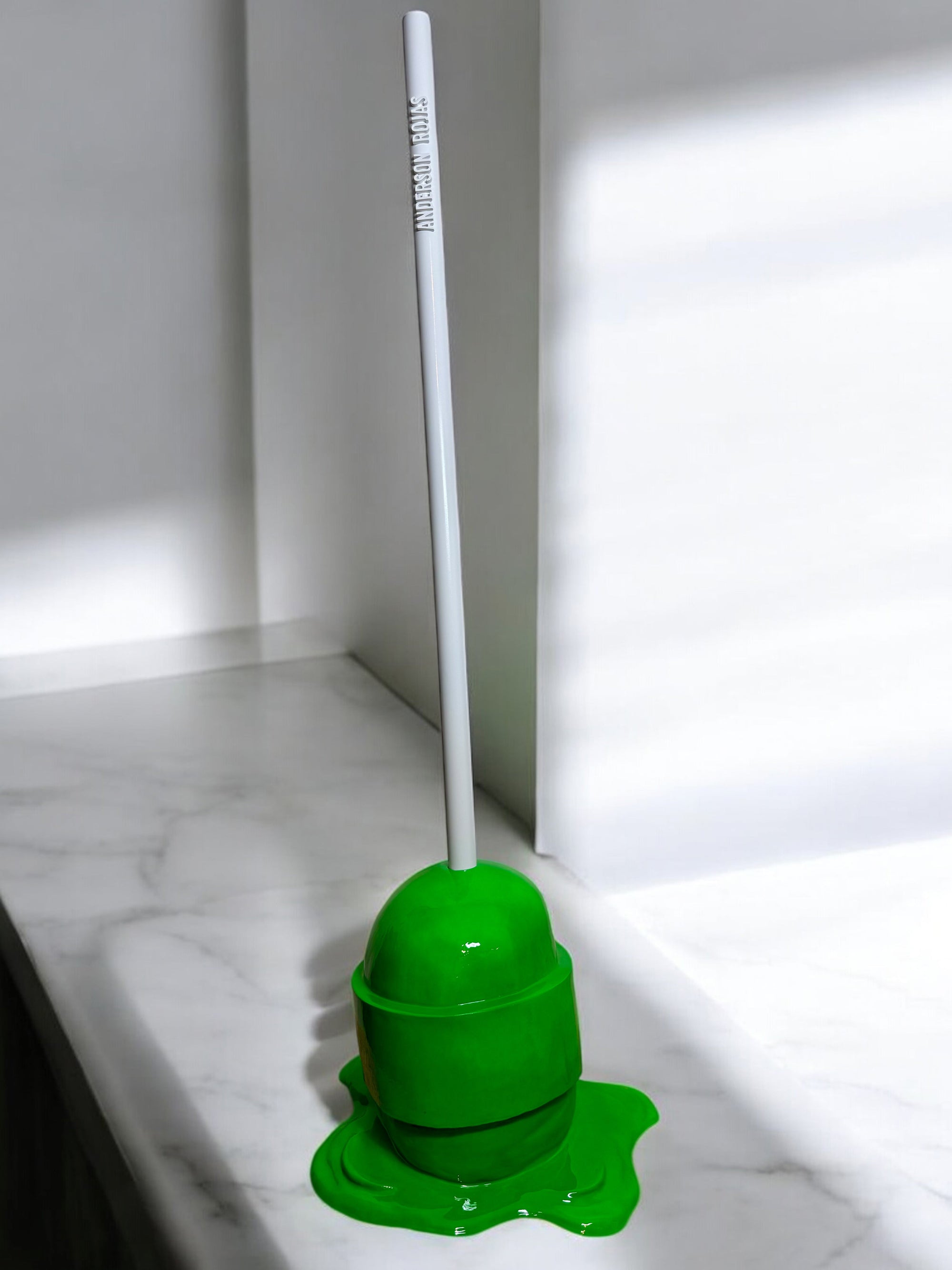 LOLLIPOPS LARGE (GREEN) LEMON by DEKOR - main product image for Resin Society