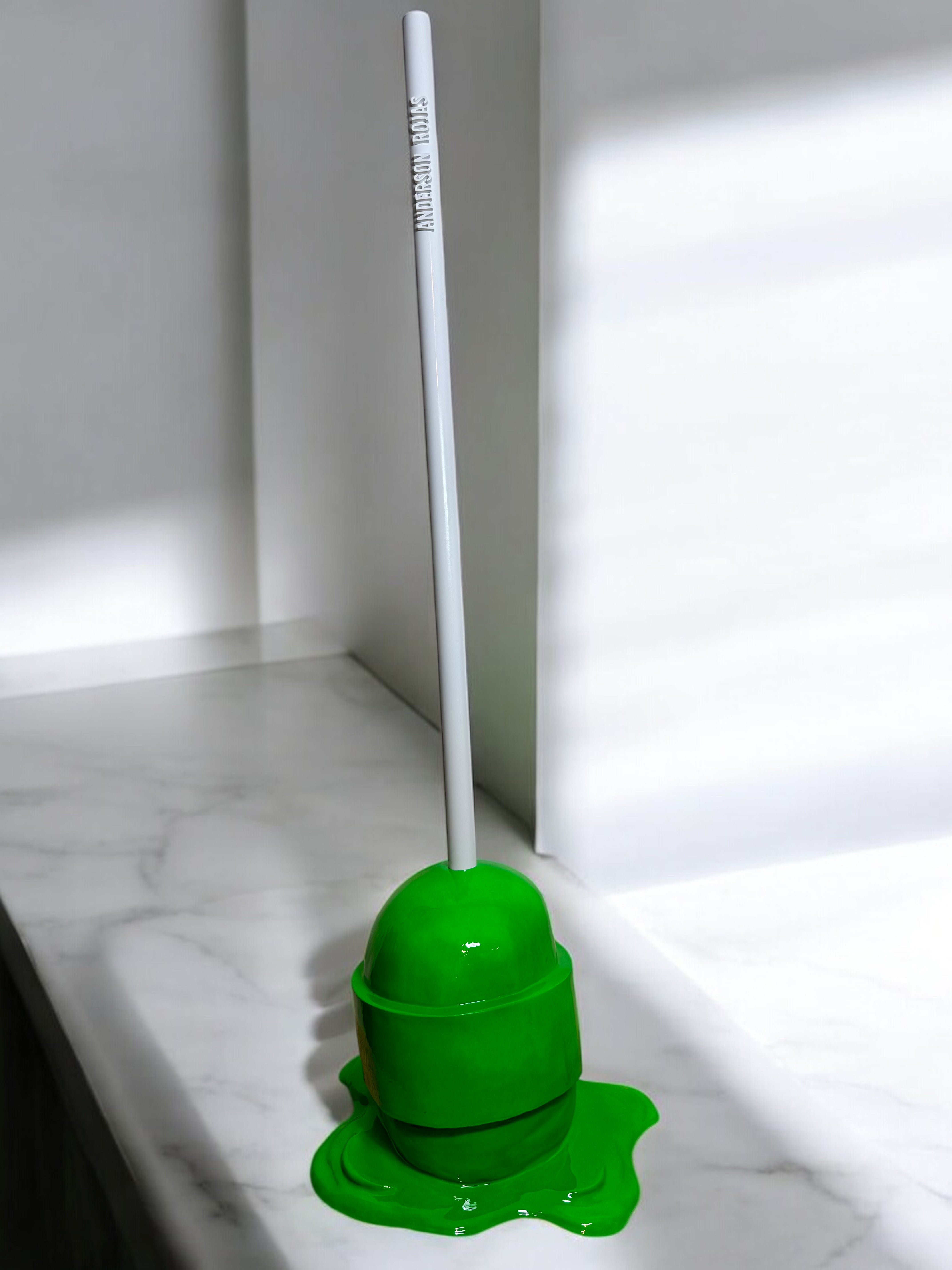 LOLLIPOPS LARGE (GREEN) LEMON