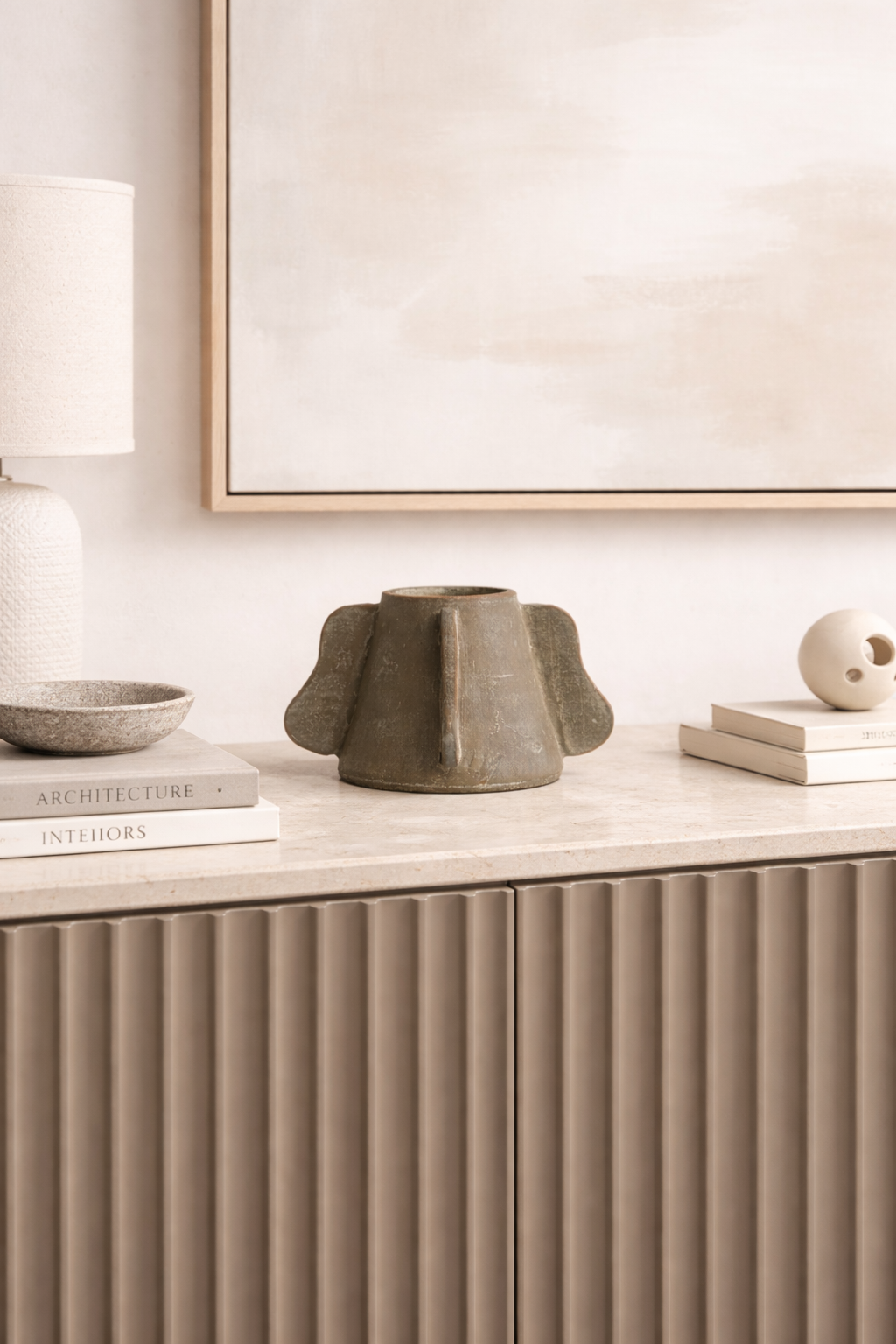 Lyra Terracotta Vessel by MESO
