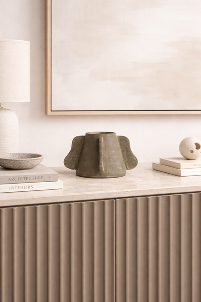 Lyra Terracotta Vessel by MESO