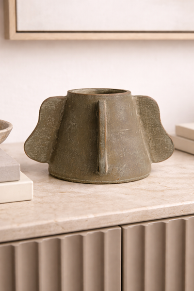 Lyra Terracotta Vessel by MESO