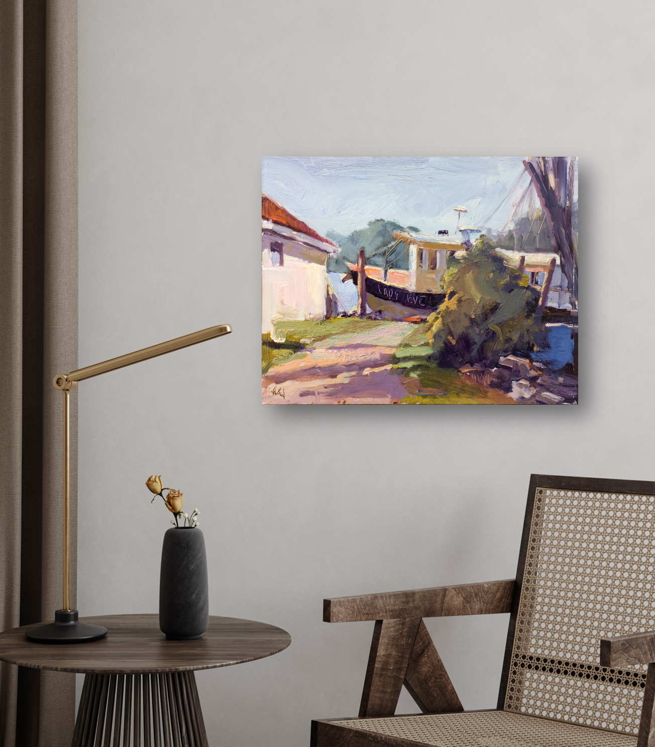 Lady Eve Artist Enhanced Canvas Print by John Beard Collection - product image 4 for Resin Society