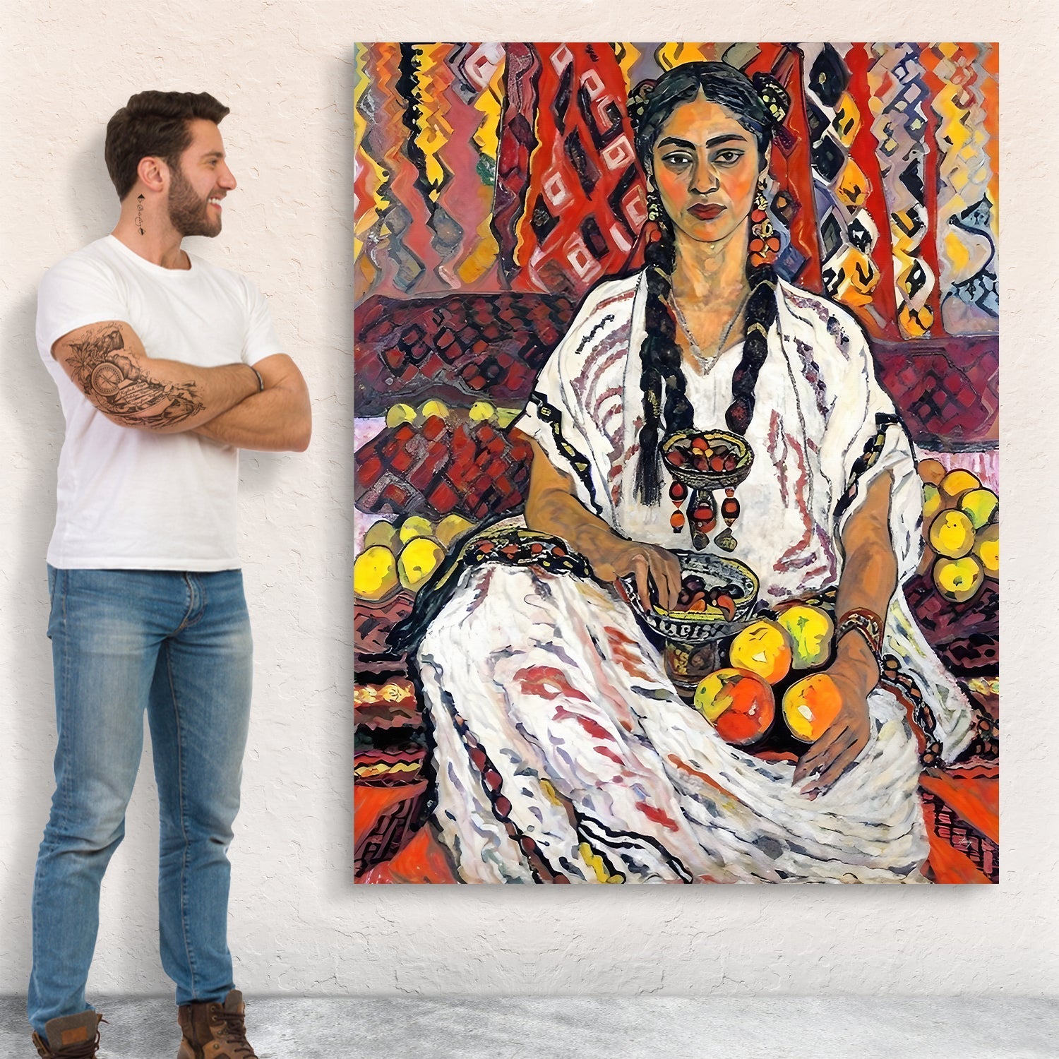 Canvas Print: "Lady Her" by Tailored Canvases - product image 5 for Resin Society