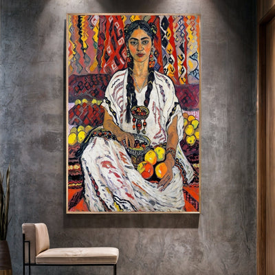Canvas Print: "Lady Her" by Tailored Canvases - main product image for Resin Society