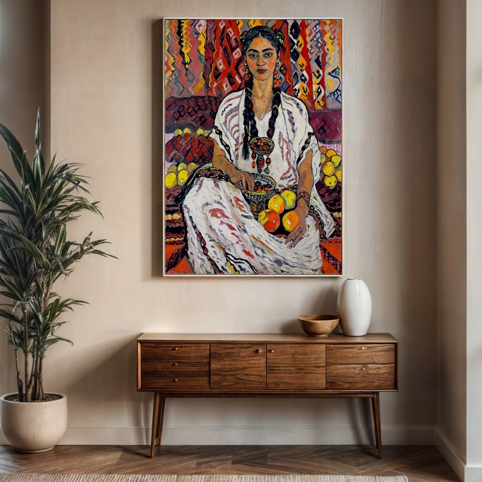 Canvas Print: "Lady Her" by Tailored Canvases - product image 2 for Resin Society