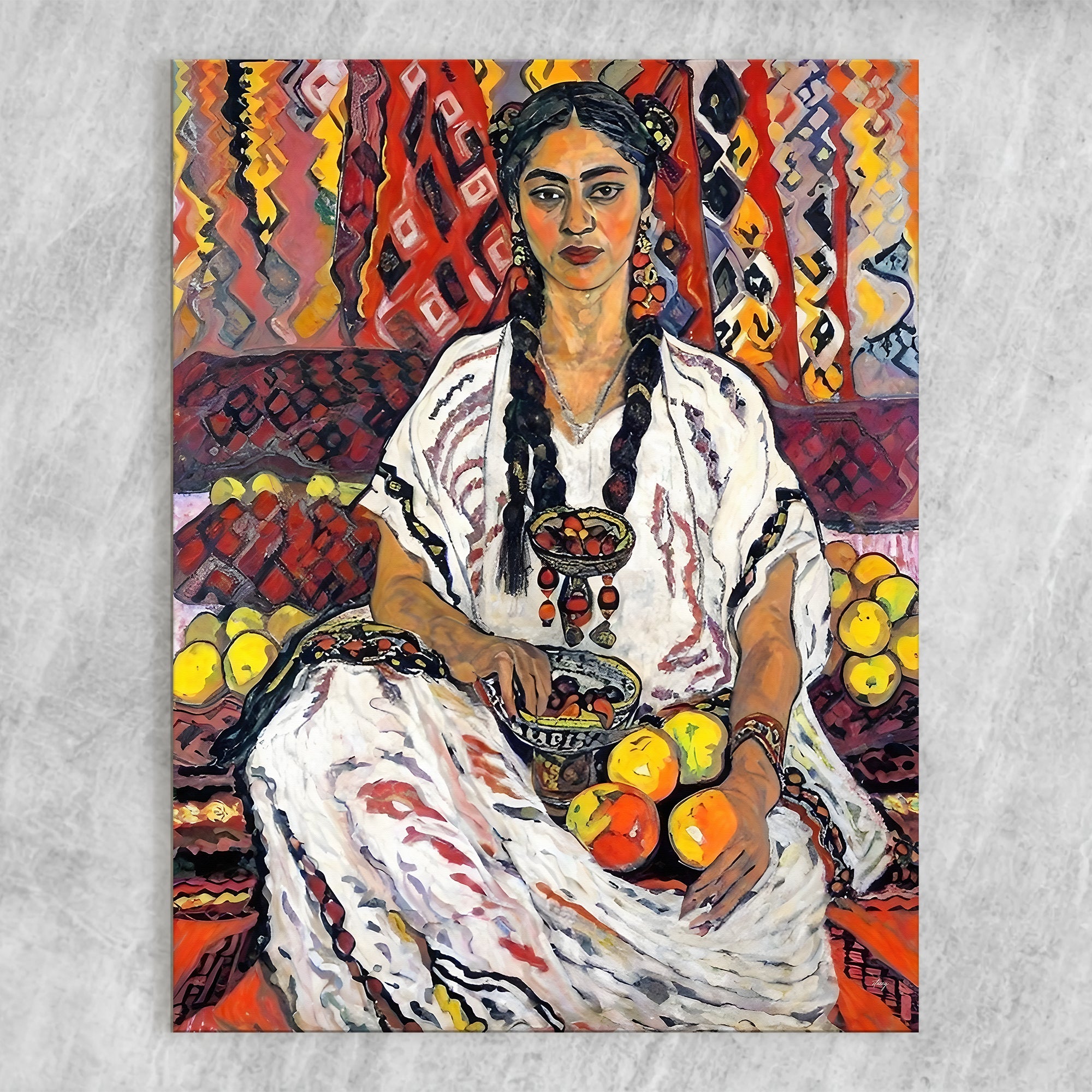 Canvas Print: "Lady Her" by Tailored Canvases - product image 3 for Resin Society