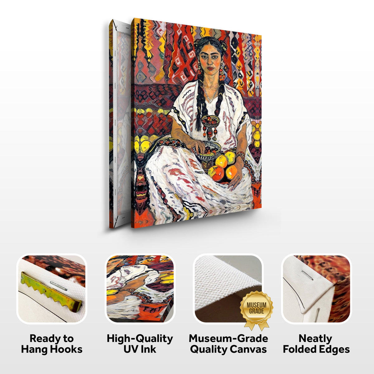 Canvas Print: "Lady Her" by Tailored Canvases - product image 6 for Resin Society