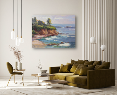 Laguna Cliffs Artist Enhanced Canvas Print by John Beard Collection - product image 2 for Resin Society