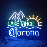 Lake Tahoe Corona Extra Sunrise Mountain Neon Signs Light by Neon Signs Land - main product image for Resin Society