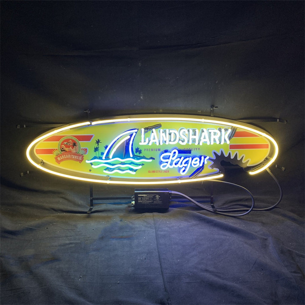 Land Shark Lager Beer Neon Signs by Neon Signs Land - main product image for Resin Society