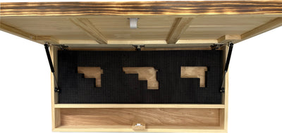American Flag Challenge Coin Display and Hidden Gun Cabinet by Bellewood Designs - product image 11 for Resin Society