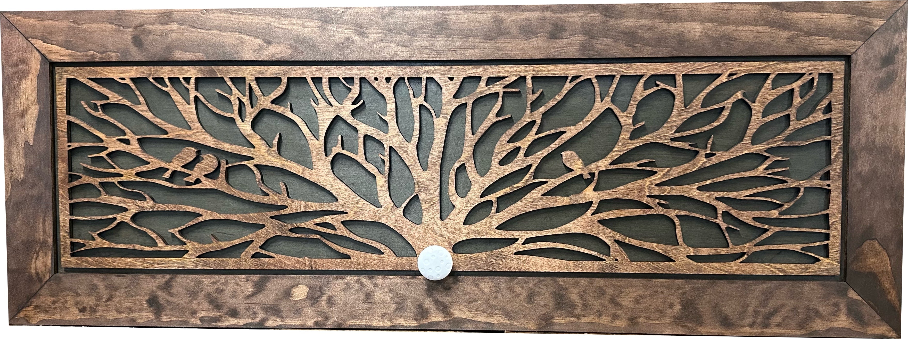 Large Birds in a Tree Gun Concealment Furniture by Bellewood Designs - product image 9 for Resin Society