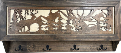 Deer Hunter Hidden Gun Storage by Bellewood Designs - product image 11 for Resin Society