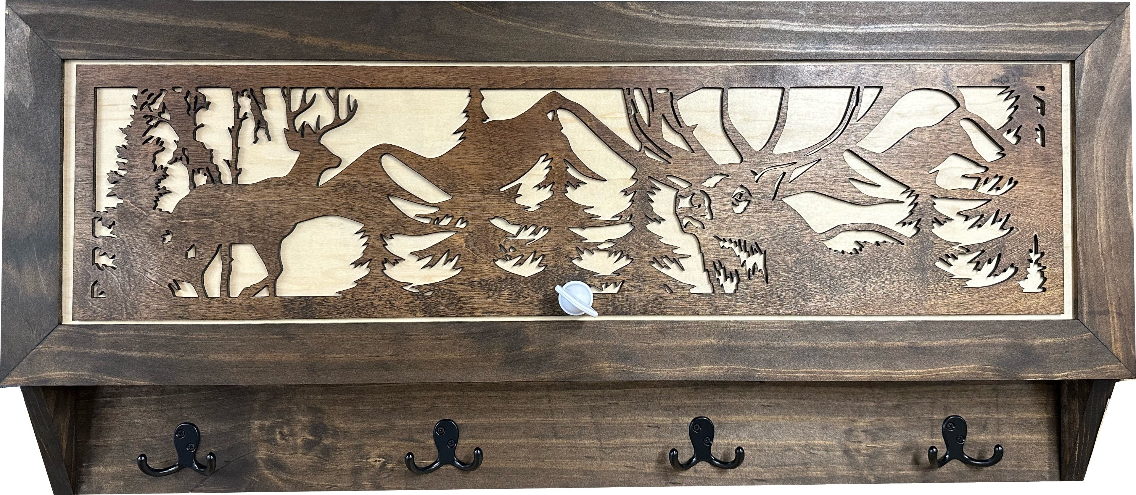 Deer Hunter Hidden Gun Storage by Bellewood Designs - product image 12 for Resin Society