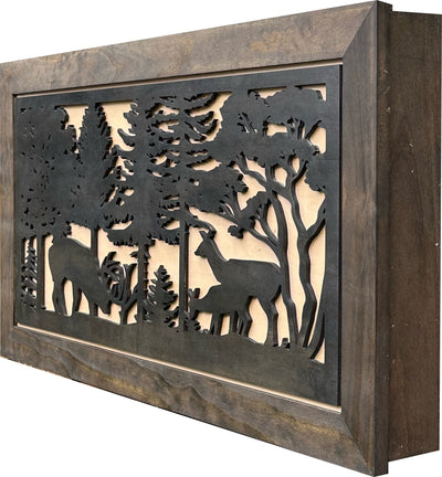 Deer Scene Gun Concealment Decor by Bellewood Designs - product image 13 for Resin Society