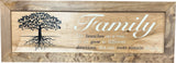 Large Hidden Gun Storage Cabinet with Family Tree Design by Bellewood Designs - product image 2 for Resin Society