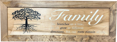 Large Hidden Gun Storage Cabinet with Family Tree Design by Bellewood Designs - product image 2 for Resin Society