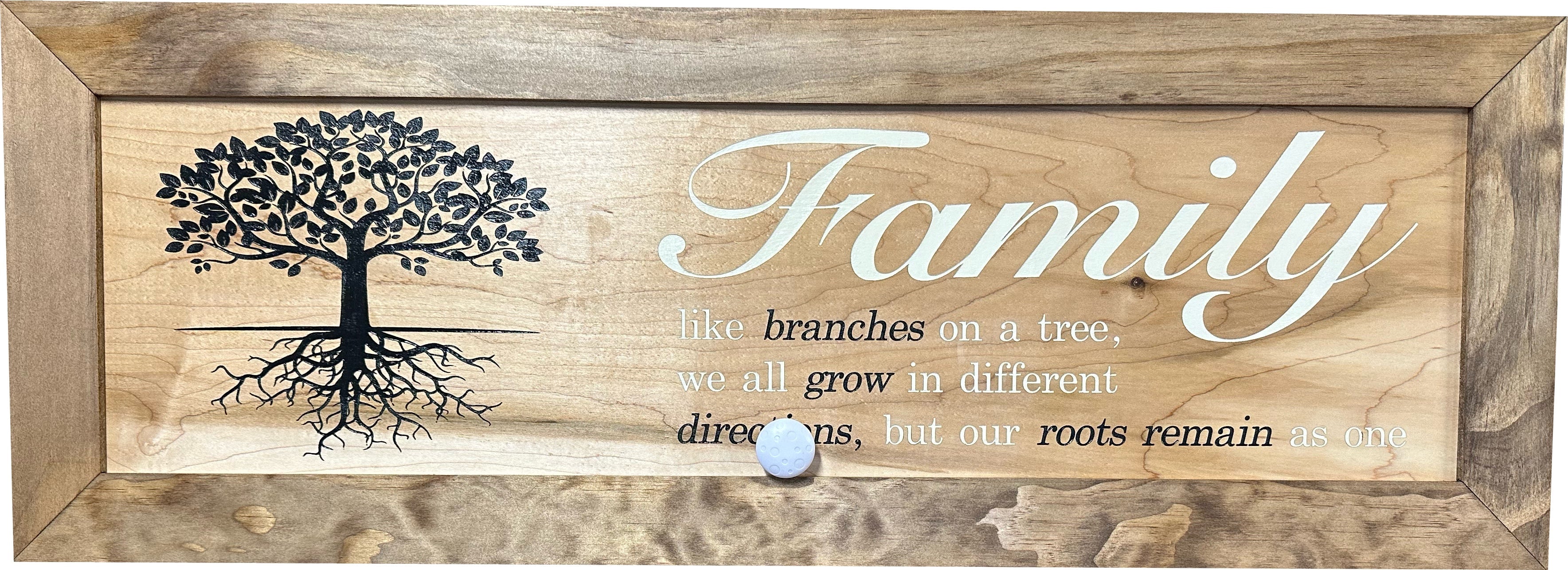 Large Hidden Gun Storage Cabinet with Family Tree Design by Bellewood Designs - product image 3 for Resin Society