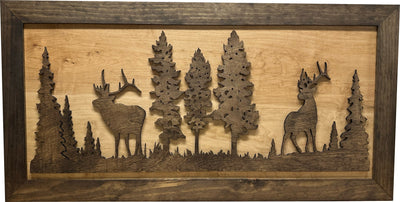 Elk Hunting Gun Concealment Furniture by Bellewood Designs - product image 9 for Resin Society