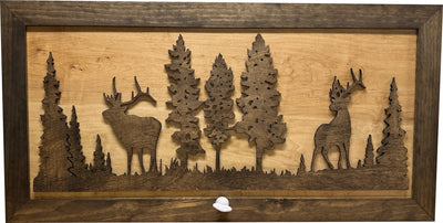 Elk Hunting Gun Concealment Furniture by Bellewood Designs - product image 10 for Resin Society