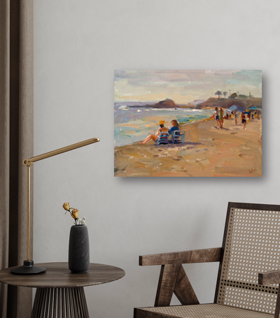 Laguna Beach Artist Enhanced Canvas Print by John Beard Collection - product image 3 for Resin Society