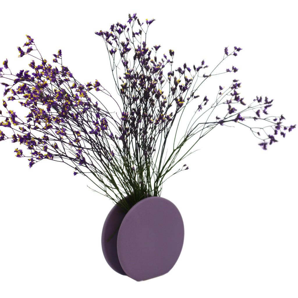 Lavender Macaroon Ceramic Vase - Pair by Ro'Table - product image 6 for Resin Society