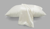 La Seta Mulberry Silk Pillowcase with Embroidery by Perle Silk - product image 2 for Resin Society