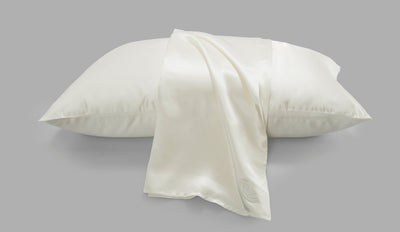 La Seta Mulberry Silk Pillowcase with Embroidery by Perle Silk - product image 2 for Resin Society