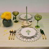 Buttercream Yellow Stripe Tablecloth by Ro'Table - product image 7 for Resin Society