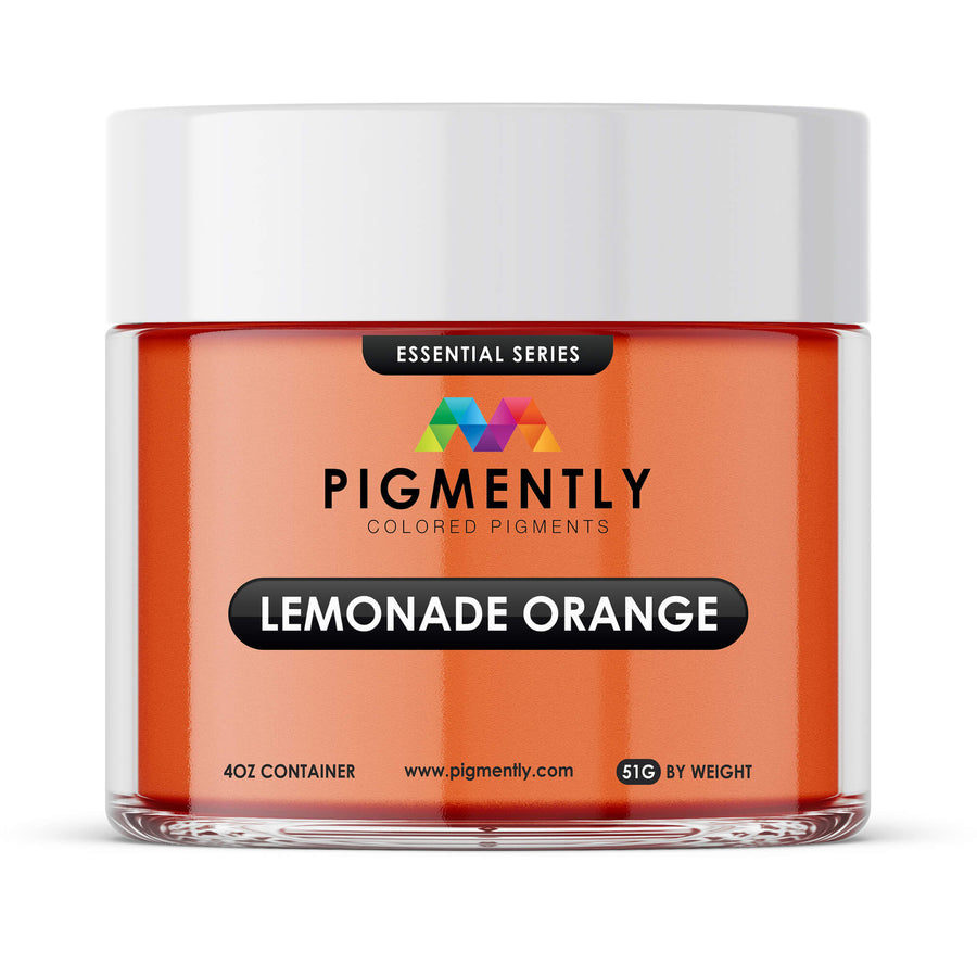Lemonade Orange mica powder pigment for epoxy resin crafts