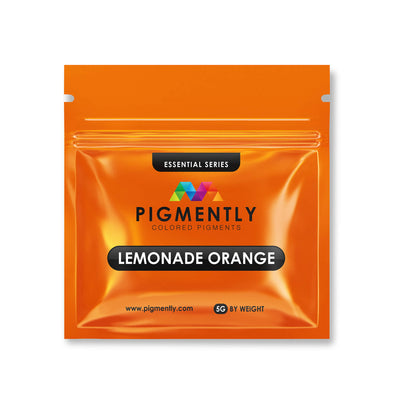 Lemonade Orange mica powder pigment for epoxy resin crafts