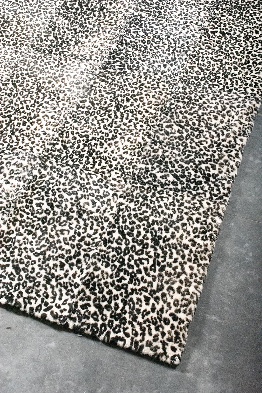 Leopard Printed – Designer Wool Rug by Homelosophy