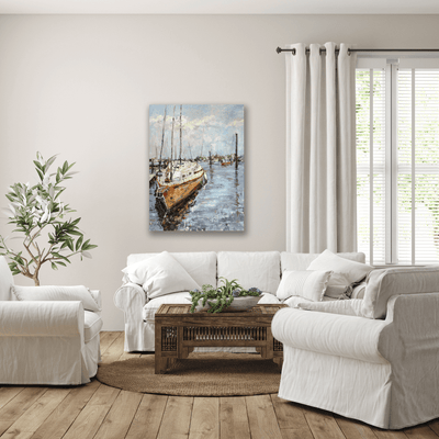 Let Go and Sail 30x40 Artist Enhanced Canvas Print