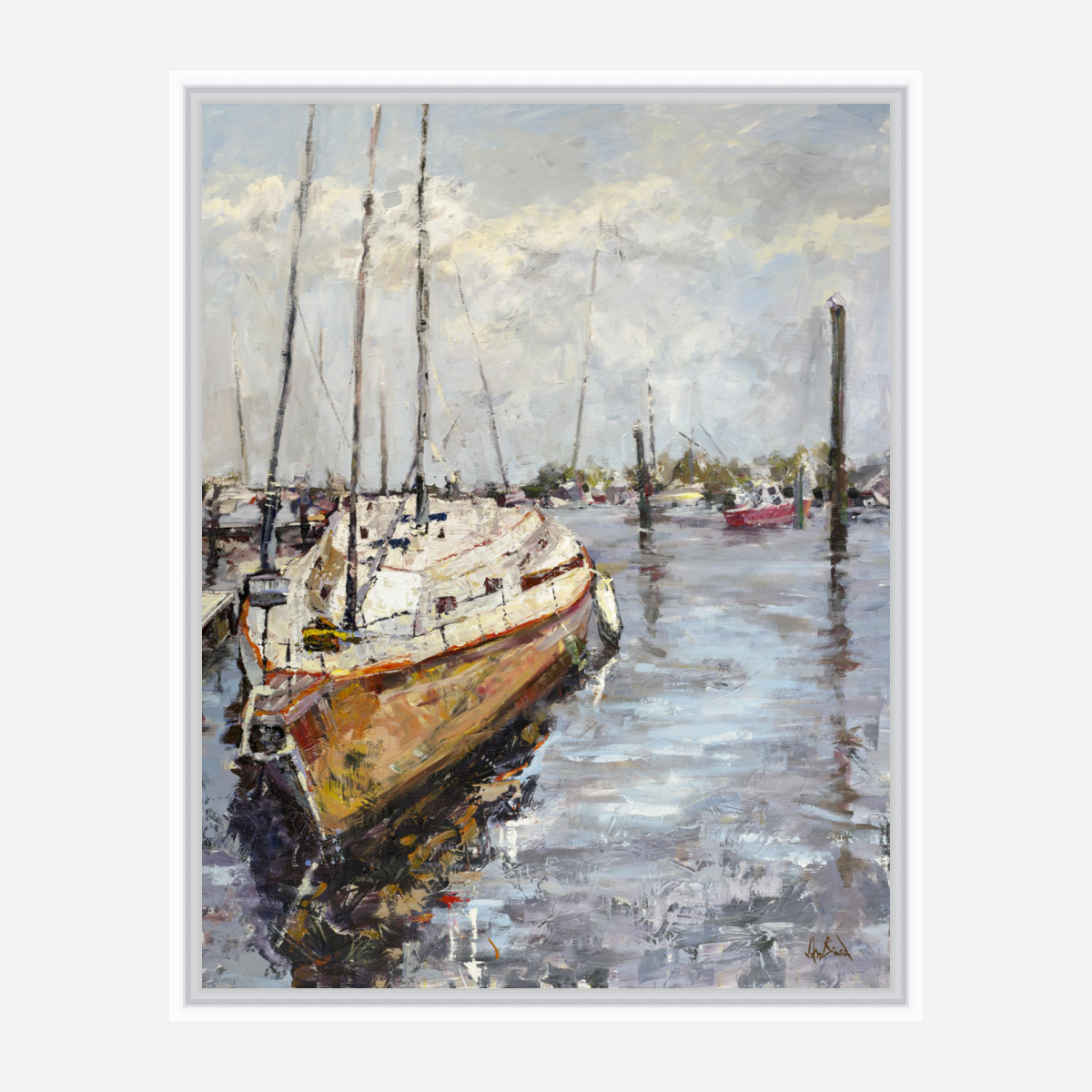 Let Go and Sail Artist Enhanced Canvas Print by John Beard Collection - product image 9 for Resin Society