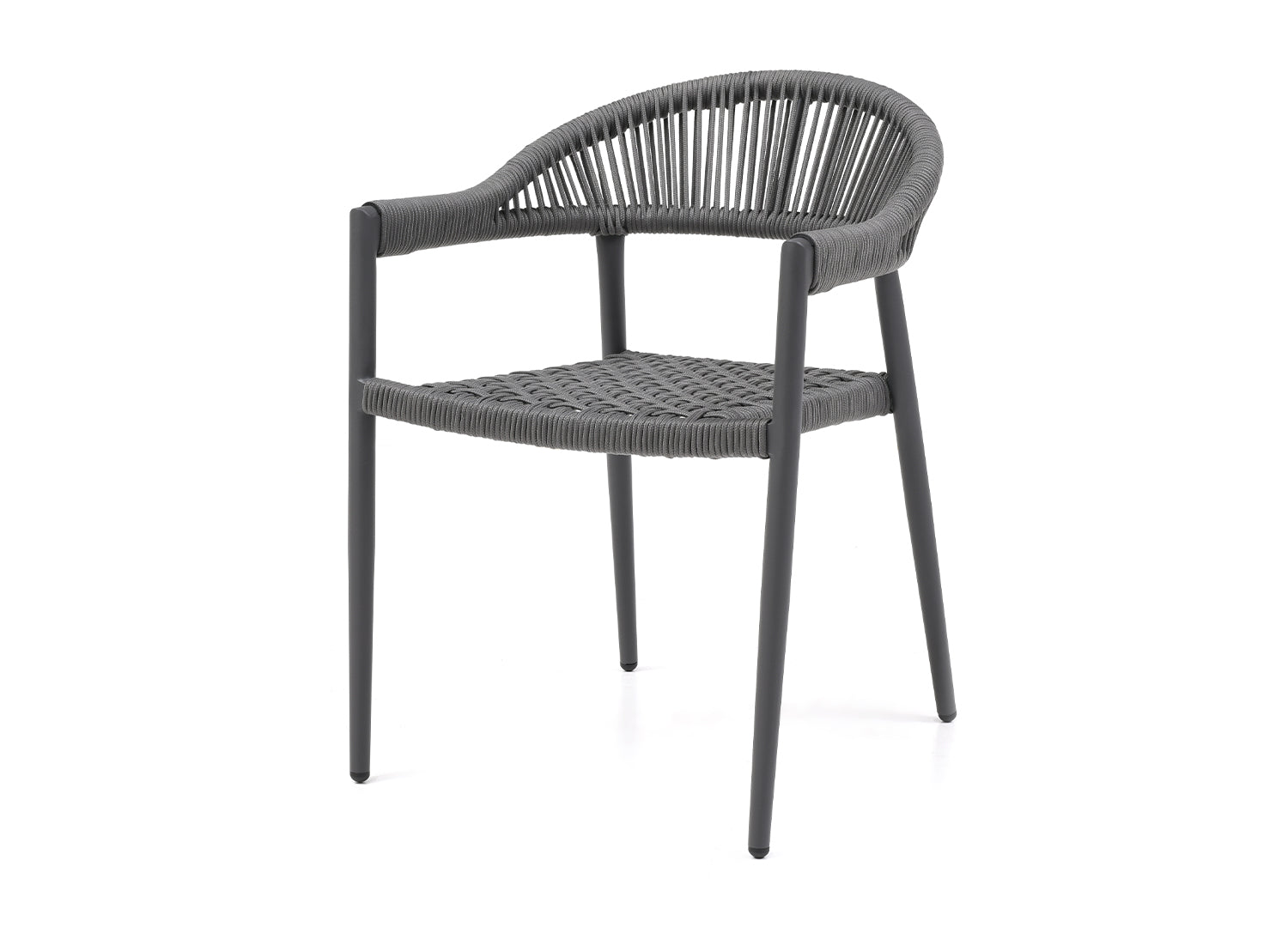 Leyla Outdoor Dining Armchair Set of 4 by DEKOR - main product image for Resin Society