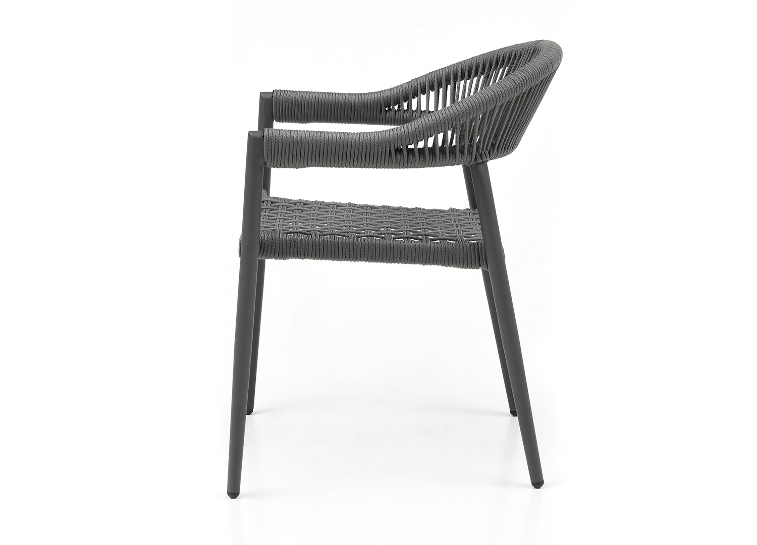 Leyla Outdoor Dining Armchair Set of 4 detail image - Resin Society