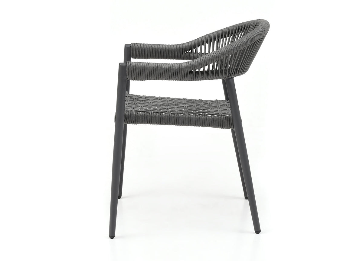Leyla Outdoor Dining Armchair Set of 4 by DEKOR - product image 3 for Resin Society