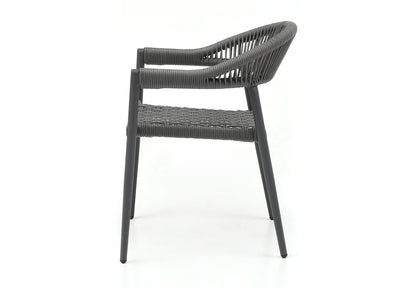 Leyla Outdoor Dining Armchair Set of 4 detail image - Resin Society