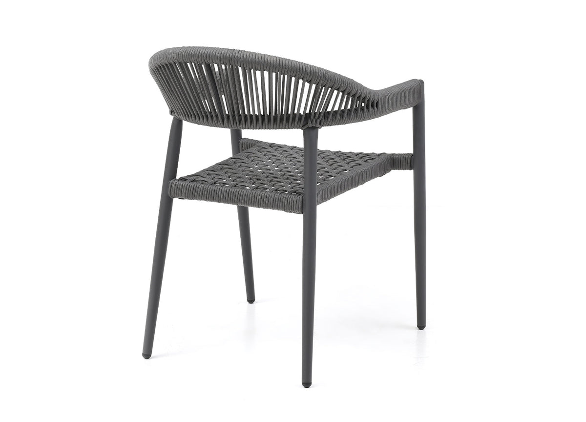 Leyla Outdoor Dining Armchair Set of 4 by DEKOR - product image 4 for Resin Society
