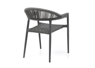 Leyla Outdoor Dining Armchair Set of 4 detail image - Resin Society