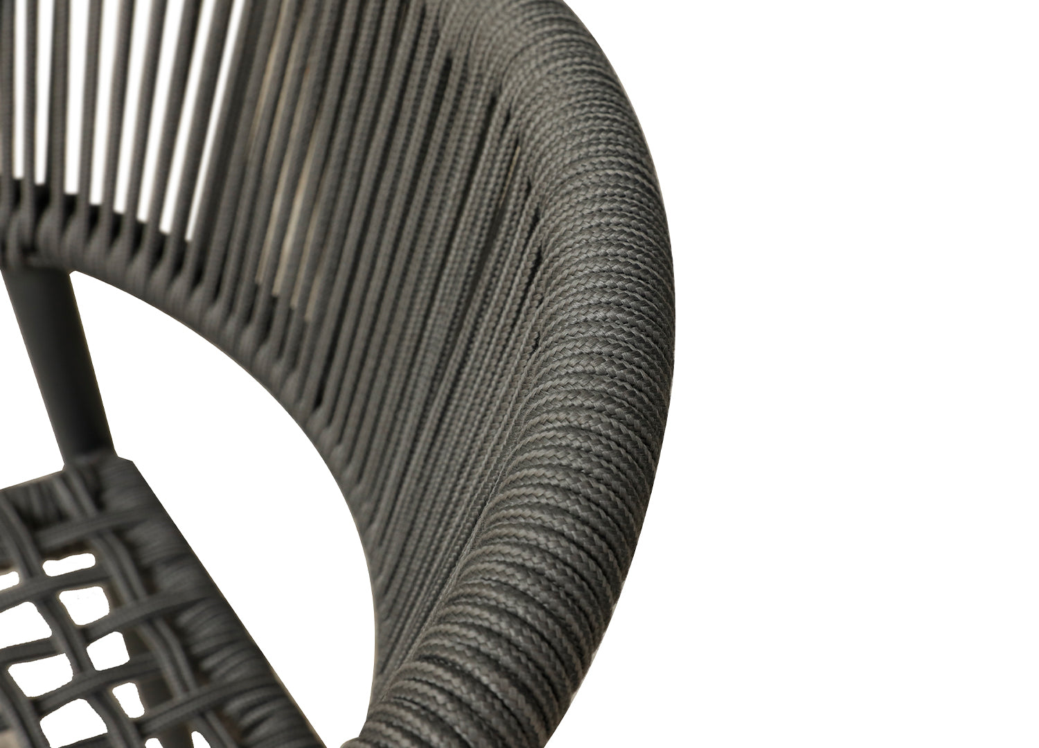Leyla Outdoor Dining Armchair Set of 4 detail image - Resin Society