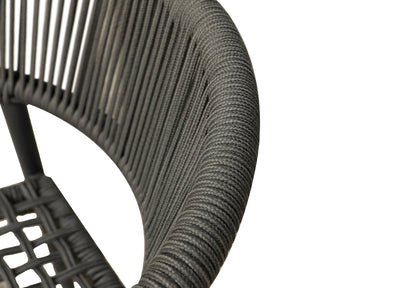 Leyla Outdoor Dining Armchair Set of 4 detail image - Resin Society