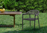 Leyla Outdoor Dining Armchair Set of 4 by DEKOR - product image 6 for Resin Society