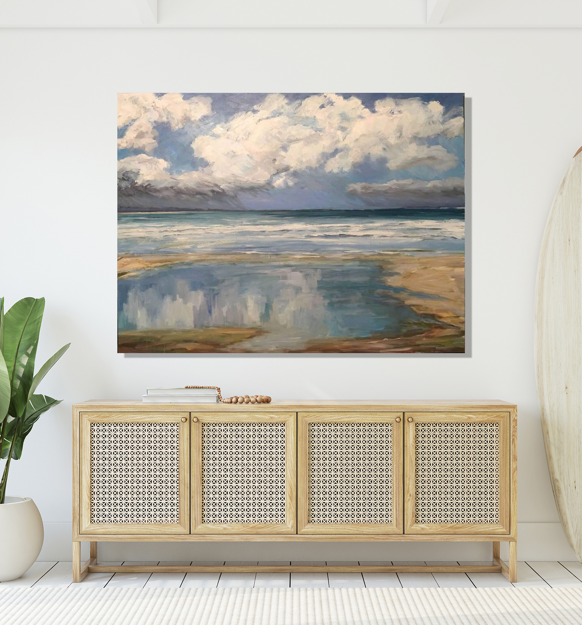 Light Rain Artist Enhanced Canvas Print by John Beard Collection - product image 3 for Resin Society