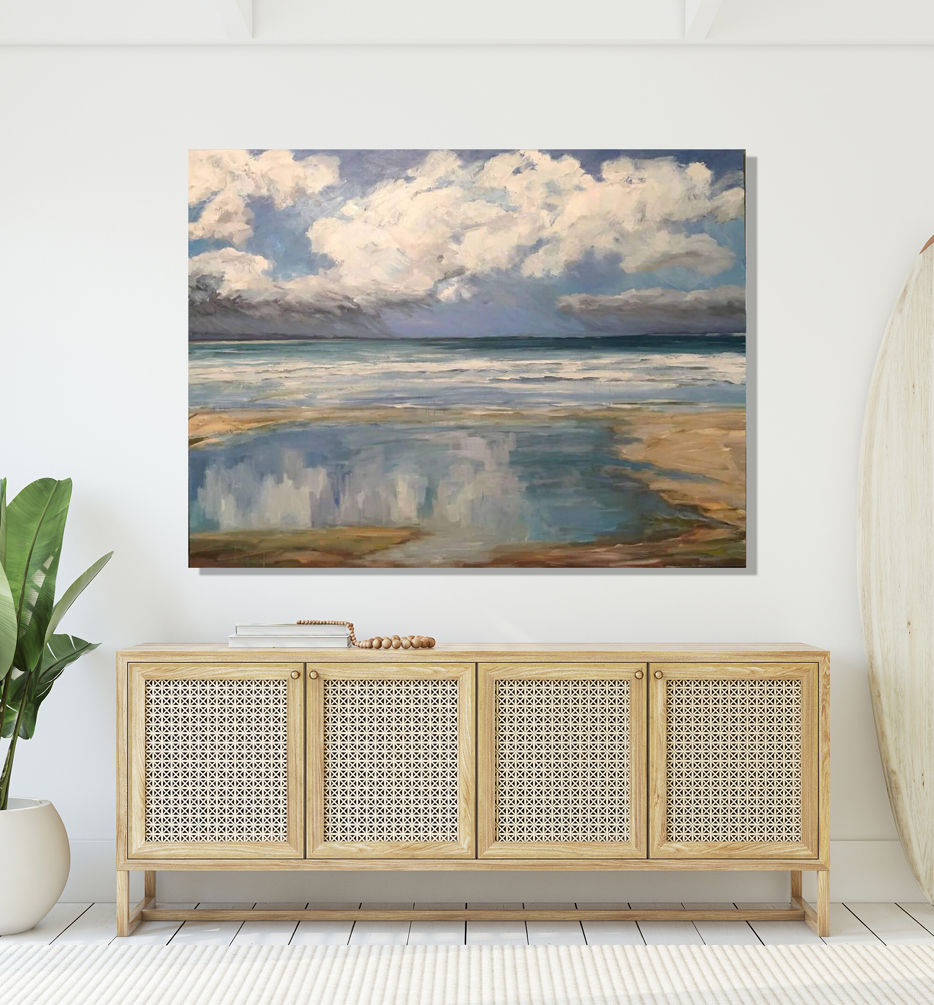 Light Rain Artist Enhanced Canvas Print by John Beard Collection - product image 3 for Resin Society