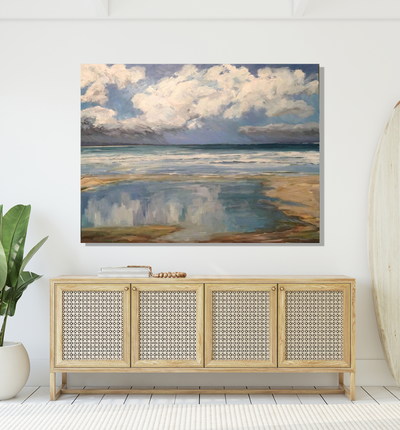 Light Rain Artist Enhanced Canvas Print by John Beard Collection - product image 3 for Resin Society