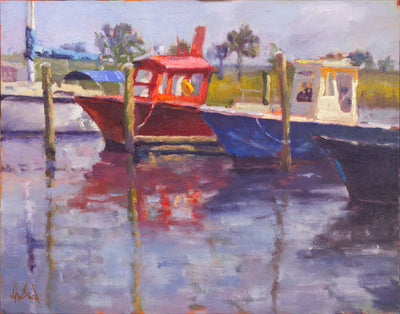 Lil' Red Artist Enhanced Canvas Print by John Beard Collection - main product image for Resin Society
