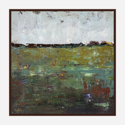 Lily Pond Artist Enhanced Canvas Print by John Beard Collection - product image 6 for Resin Society